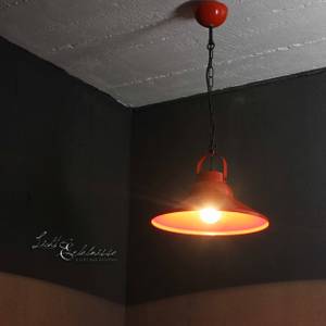 Lampe à suspension IRON Noir - Rouge
