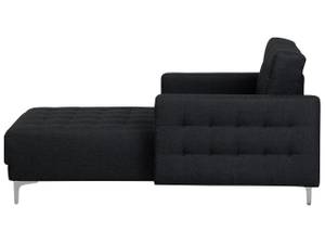 Chaiselongue ABERDEEN Graphit - Grau - Silber