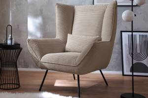 Sessel IVA Cord Taupe