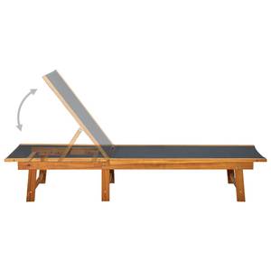 Sonnenliege 41746 Braun - Massivholz - Holzart/Dekor - 66 x 34 x 200 cm