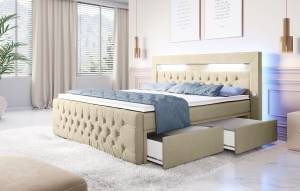 Boxspringbett Sunshine Beige - H4