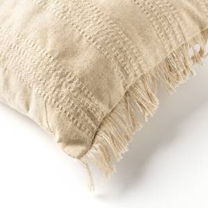 Coussin décoratif Pedro Beige - Textile - 60 x 40 x 60 cm