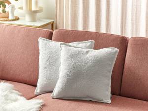 Coussin décoratif SENECIA Blanc crème - Blanc