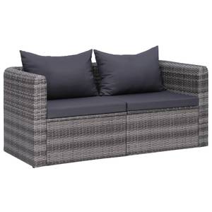 Garten-Sofa-Set (10-teilig)  3009702-1 Grau - Metall - Polyrattan - 72 x 63 x 72 cm