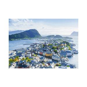 Puzzle Alesund 1000 Teile Papier - 28 x 6 x 38 cm