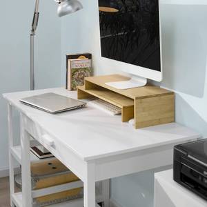 Schreibtisch FWT71-W Weiß - Holzwerkstoff - 120 x 75 x 58 cm