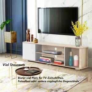 TV Lowboard Fernsehschrank Braun - Holzwerkstoff - 39 x 42 x 150 cm