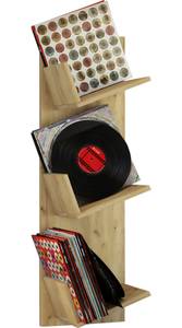 Schallplatten LP Hänge Wandregal Sulda Braun - Holzwerkstoff - 33 x 106 x 26 cm