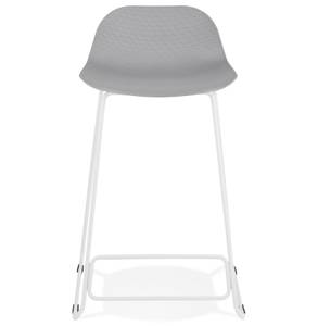 Tabouret De Bar BABYLOS Gris - Blanc