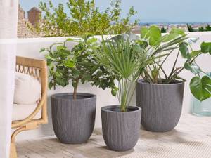 Outdoor Blumentopf CHIOS Grau - 44 x 48 x 44 cm