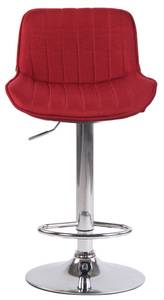 Tabouret de bar Lentini Lot de 2 Rouge