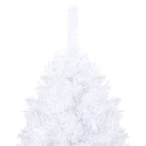 Sapin de noël artificiel Gris - Blanc - 95 x 180 x 95 cm