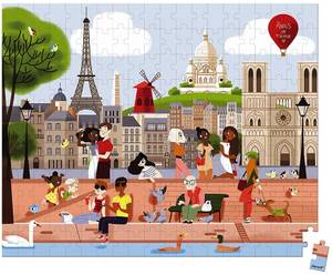 Puzzle-Ansicht von Paris 200 Teile Pink - Papier - 40 x 1 x 50 cm