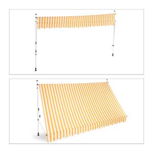 Marquise de balcon sans perçage Largeur : 400 cm