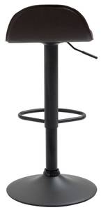 Tabouret de bar Lana V2 Marron - Noir