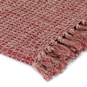 Überwurf 298721 Rot - Textil - 125 x 1 x 150 cm