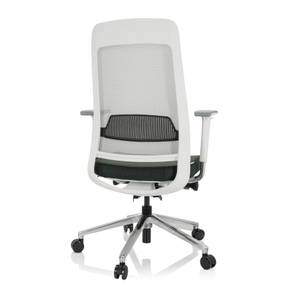 Profi Bürostuhl CHIARO T2 WHITE Grau - Grün - Textil - 67 x 118 x 63 cm