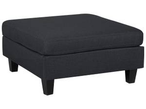 Pouf ottoman FEVIK Noir - Gris foncé - Gris