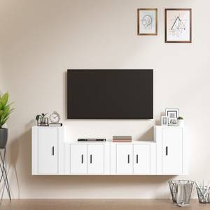 TV-Schrank 4er Set D840 Weiß