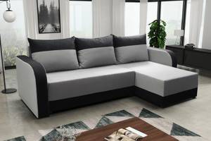 Ecksofa GUARD Grau - Ecke davorstehend rechts