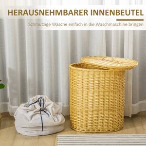 Wäschekörbe 850-145ND Braun - Holzwerkstoff - 38 x 57 x 51 cm