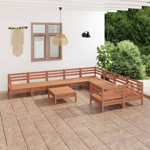 Garten-Lounge-Set Braun - Massivholz - Holzart/Dekor - 64 x 29 x 64 cm