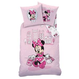 Bettwäsche Disney's Minnie Mouse Pink - Weiß - Textil - 135 x 200 x 1 cm
