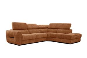 Ecksofa Calvera 5-Sitzer Dunkelorange