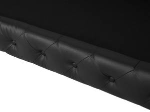 2-Sitzer Sofa VISSLAND Schwarz - Silber