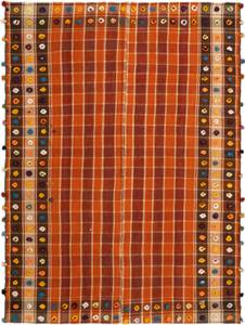 Teppich Jajim CCI Orange - Textil - 144 x 1 x 194 cm