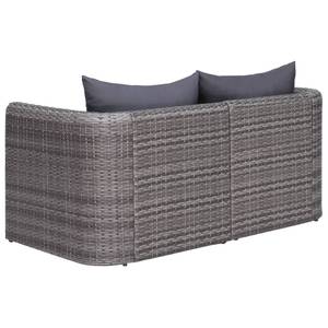 Garten-Sofa-Set (10-teilig)  3009702-1 Grau - Metall - Polyrattan - 72 x 63 x 72 cm