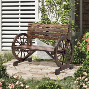 Gartenbank 84B-183V00TN Braun - Massivholz - 56 x 79 x 106 cm