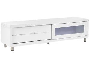 Meuble TV PEMBORKE Blanc - Bois manufacturé - 158 x 43 x 39 cm