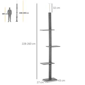 Kratzbaum D30-296V02GY Glas Grau