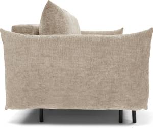 Samt Schlafsofa Gloria mit Bettkasten Beige