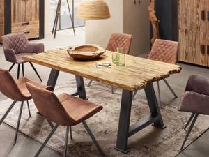 Tischplatte 56827 Braun - Massivholz - Holzart/Dekor - 180 x 5 x 100 cm