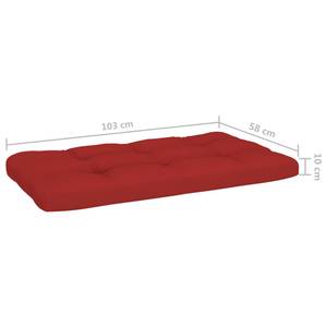 Palettensofa 3016503-5 (2-teilig) Braun - Rot