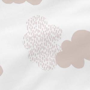 Clouds Kissen wolke Rosa 50x50 cm Pink - Textil - 1 x 50 x 50 cm