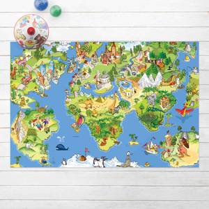 Great and funny Worldmap 270 x 180 cm