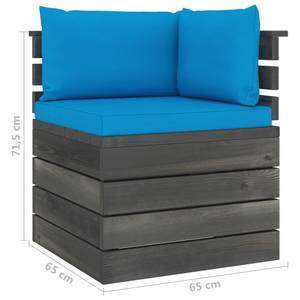 Garten-Lounge-Set (5-teilig) 3005334 Hellblau