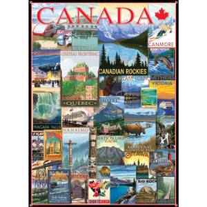 Puzzle Reisen Sie durch Kanada Papier - 26 x 6 x 36 cm