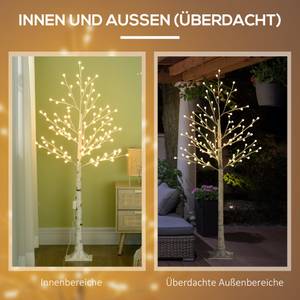 Lichterbaum 830-602V90WT Weiß - Kunststoff - 20 x 150 x 20 cm