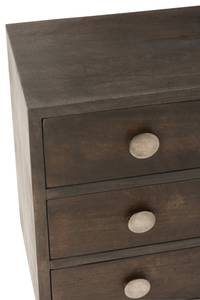 Sideboard Enigma Braun - Massivholz - 150 x 69 x 40 cm