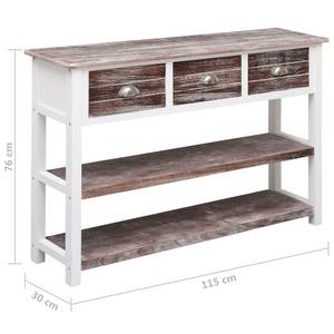 Kommode KILIAN Paulownia Antik-Braun Braun - Massivholz - 115 x 76 x 30 cm