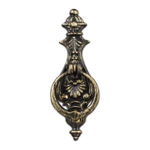 Türklopfer antik bronze Schwarz - Braun - Metall - 9 x 24 x 3 cm