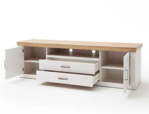 Wohnzimmer Bruneck 33 mit LED (5-teilig) Braun - Holzwerkstoff - Kunststoff - 509 x 210 x 52 cm