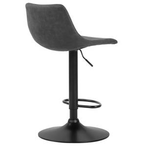 Tabouret De Bar OMALET Noir - Gris