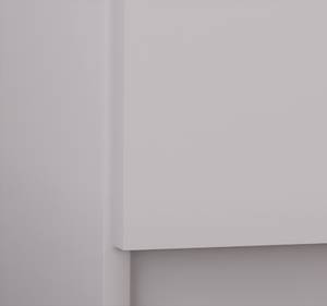 Nachttisch Breido XL Weiß - Holz teilmassiv - 55 x 65 x 40 cm