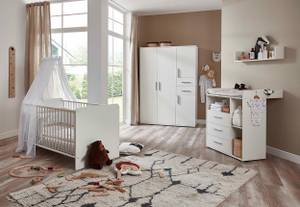 Babyzimmer Aliya 5 (5-teilig) Weiß - Holzwerkstoff