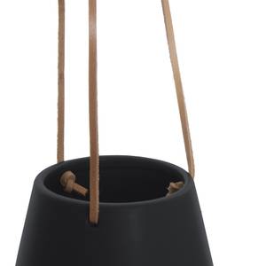 Vase à suspendre Skittle small Noir - Céramique - 12 x 66 x 12 cm